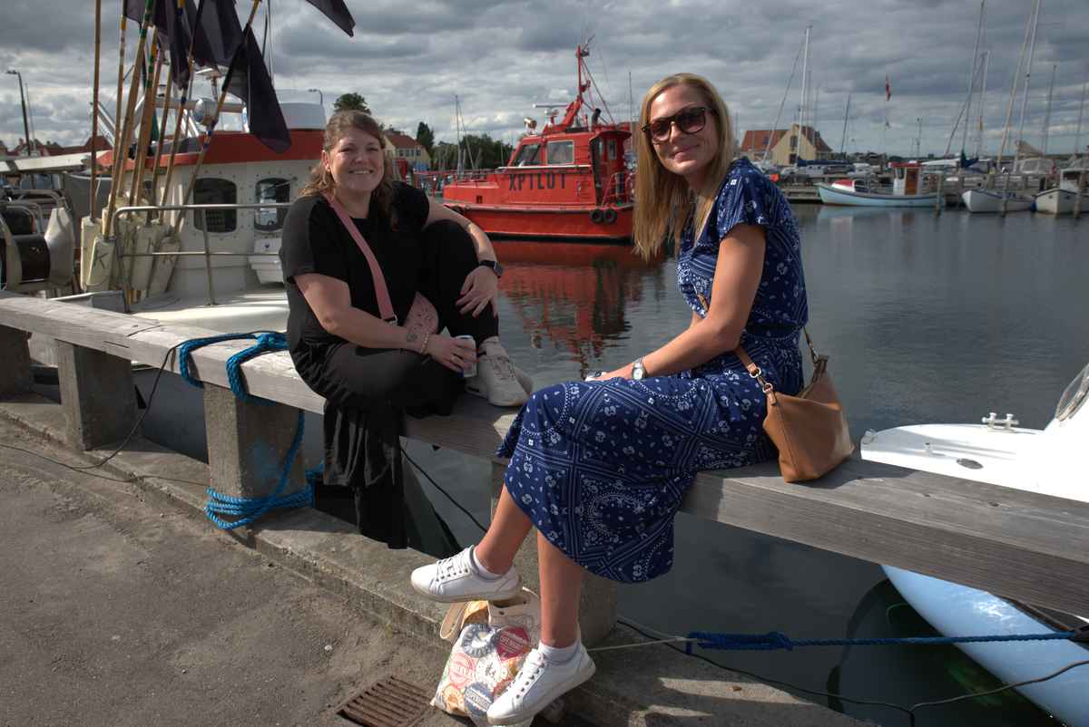 Stemningen var høj til havnefest