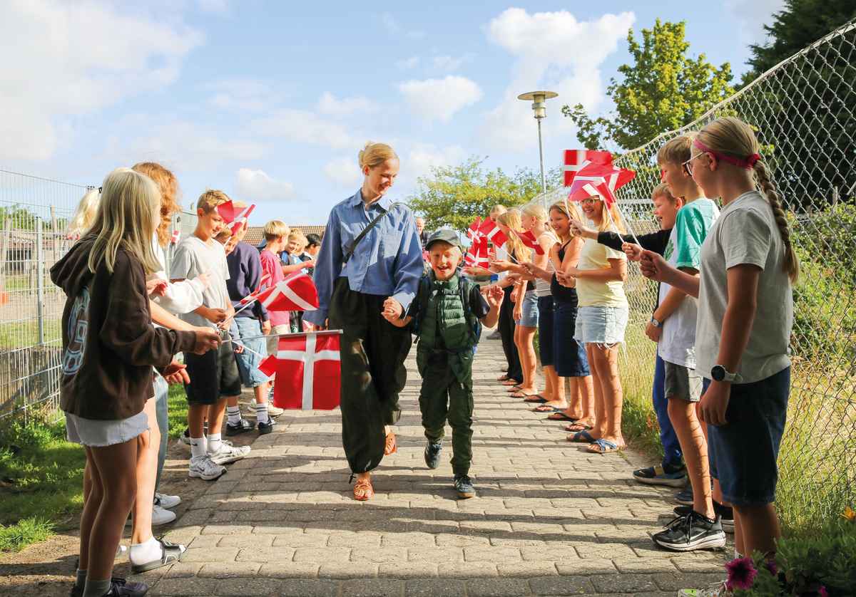 Se billederne: Nordstrandskolen bød de nye elever velkommen