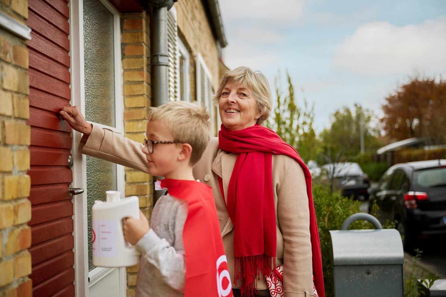 Flot indsats ved kræftindsamling