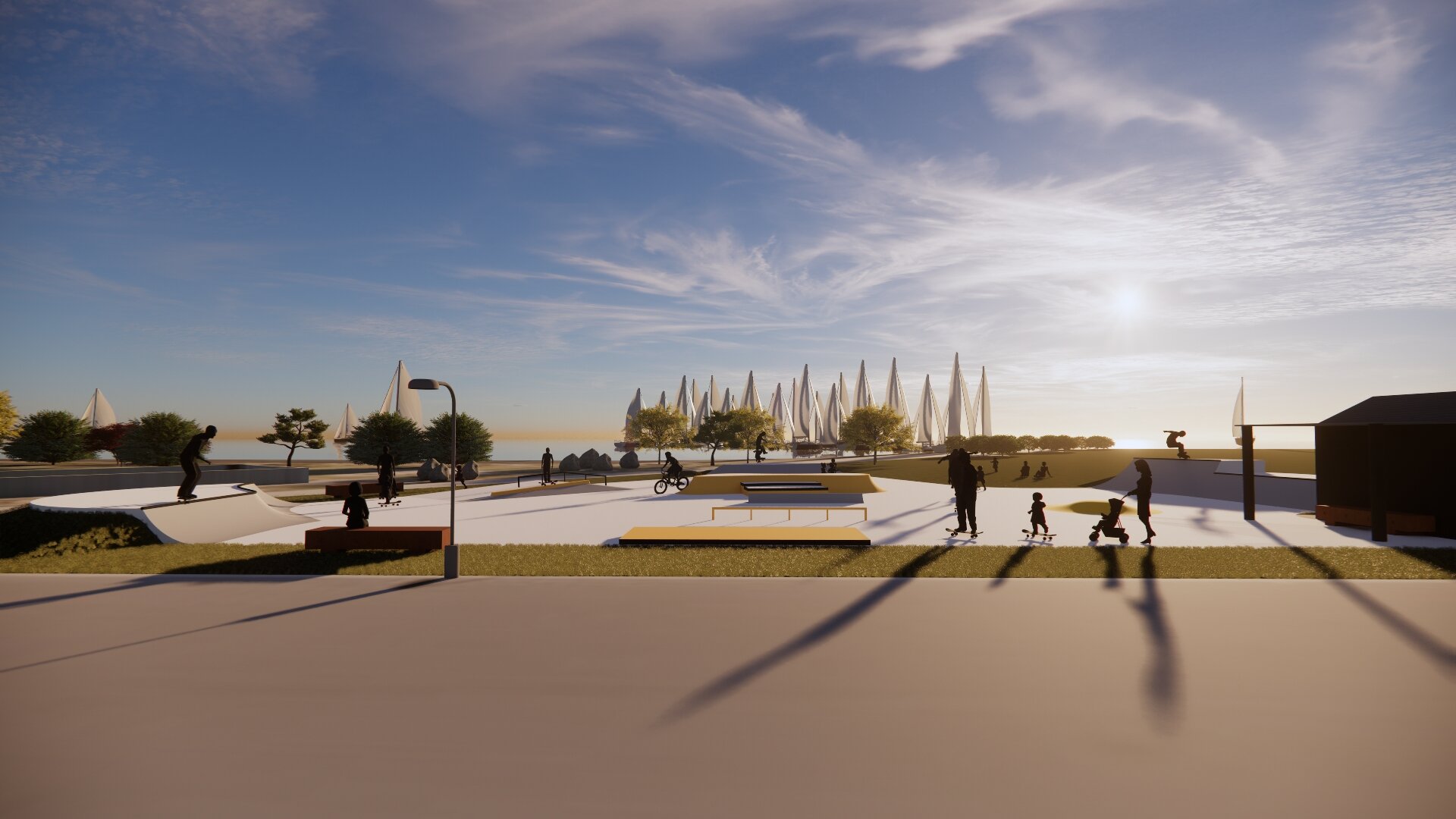 Efter flere års arbejde: Nu kan skatebanen på havnen blive til virkelighed